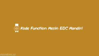 Kode Function Mesin EDC Mandiri