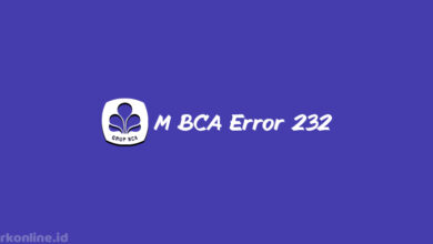 M BCA Error 232