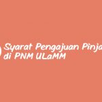 Syarat Pengajuan Pinjaman di PNM ULaMM dan Cara Mengajukan