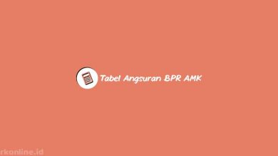 Tabel Angsuran BPR AMK