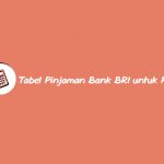 Tabel Pinjaman Bank BRI untuk PNS
