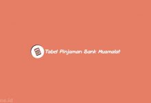 Tabel Pinjaman Bank Muamalat