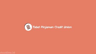 Tabel Pinjaman Credit Union