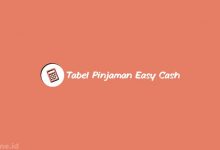 Tabel Pinjaman Easy Cash