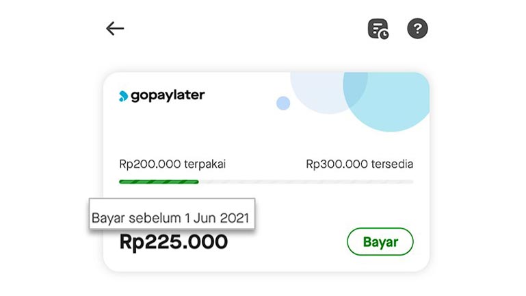 Tanggal Jatuh Tempo GoPay PayLater